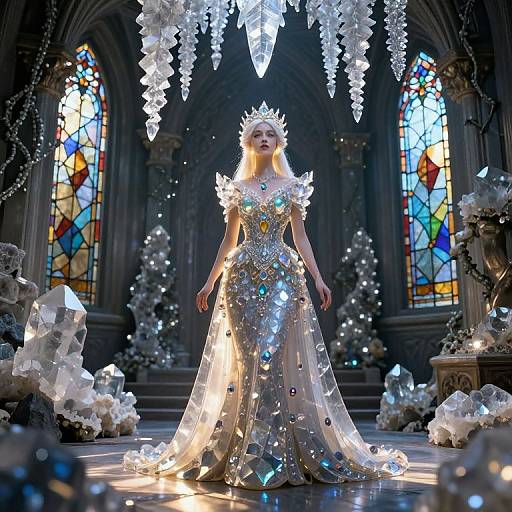 Crystal Queen in Gemstone Chamber