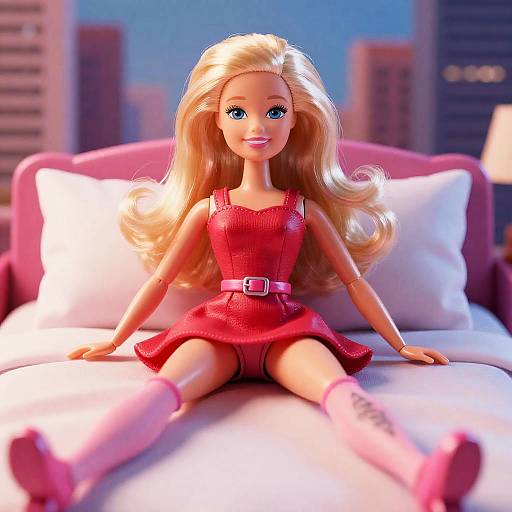 Ultra-Realistic Barbie in Pixar Style