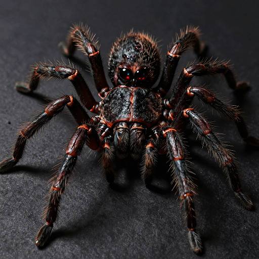 Hyper-Realistic Scary Spider Close-Up