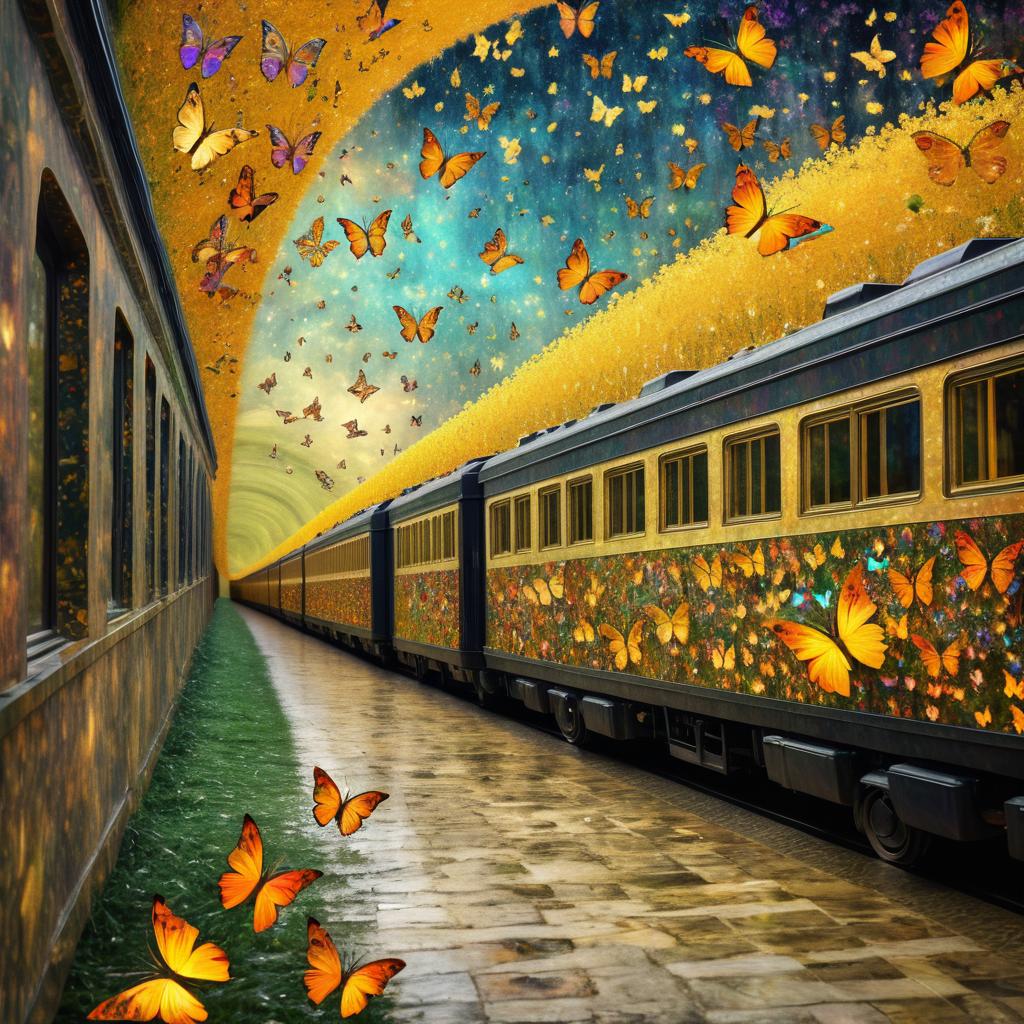 Radiant Butterflies on a Journey