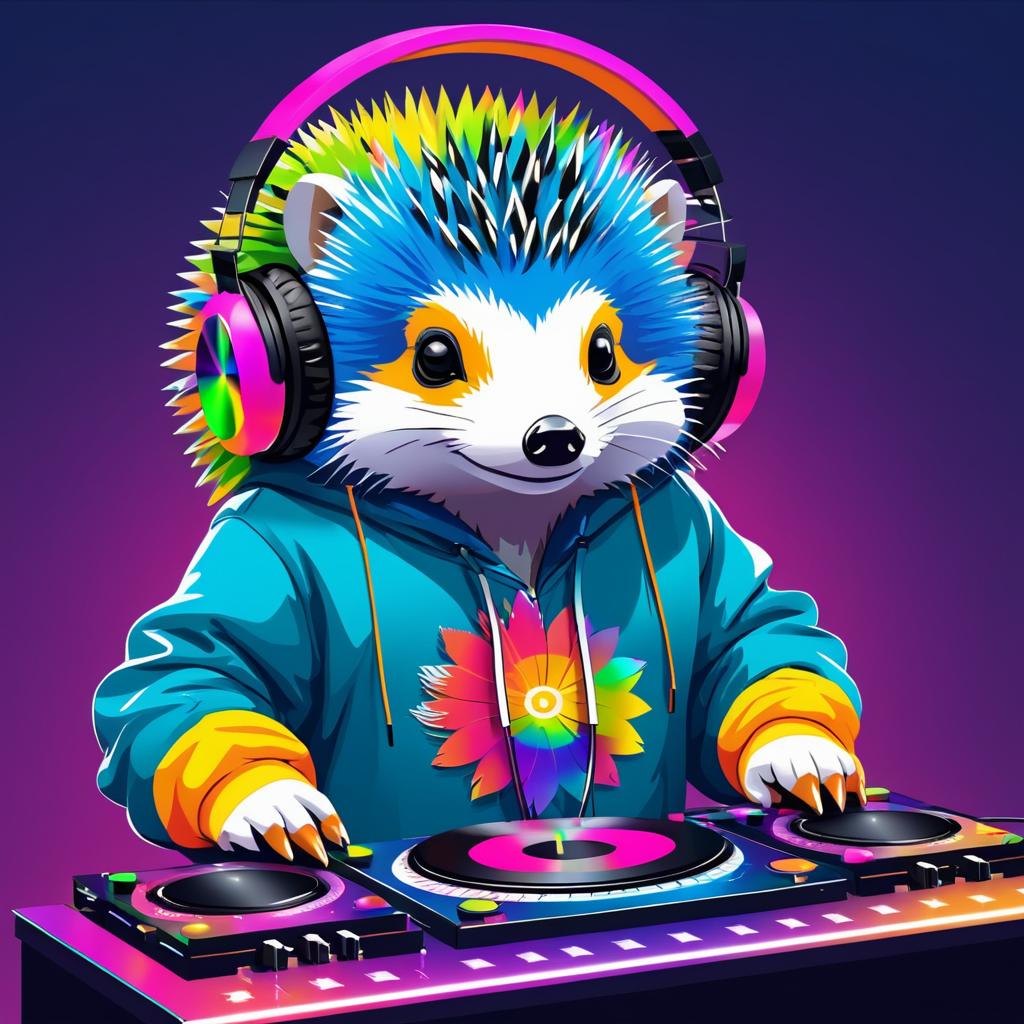 DJ Hedgehog: An Anthropomorphic Groove