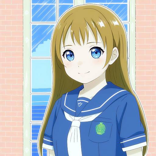 Illustration of Mukaido manaka, nagi no asukara in the style of Chm (macharge)