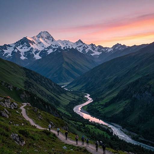 Majestic Sunrise Mountain Landscape