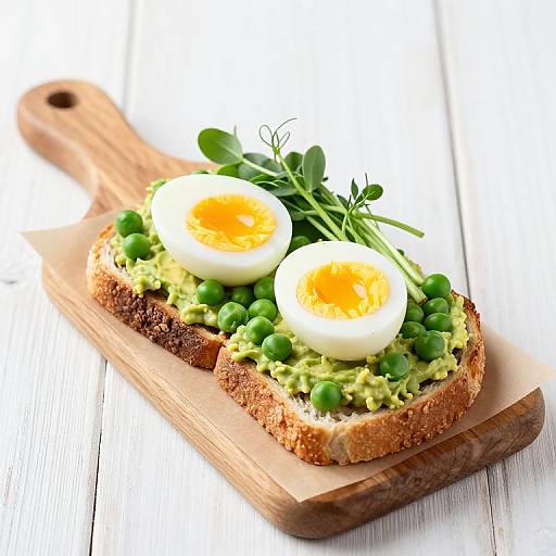 Savory Toast with Eggs and Avocado