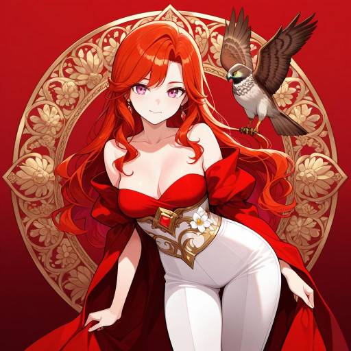 Charming Lady in Radiant Sunrise Charming Lady in Radiant Sunrise