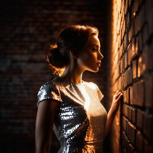 Dramatic Low-Key Portrait of a Woman Dramatic Low-Key Portrait of a Woman