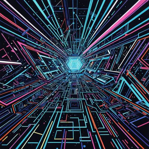 Futuristic Neo-Tokyo Geometric Abstraction Futuristic Neo-Tokyo Geometric Abstraction