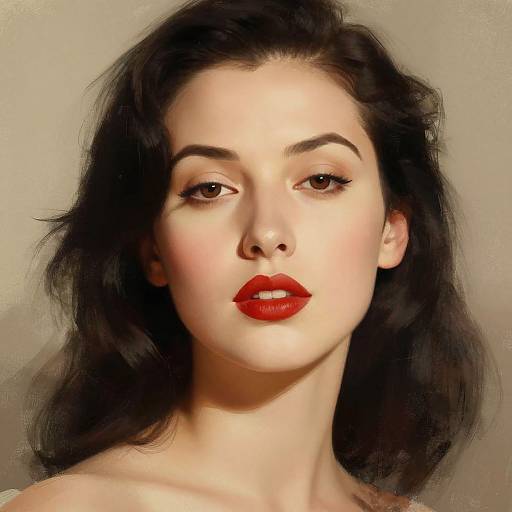 Modigliani-Inspired Serene Portrait