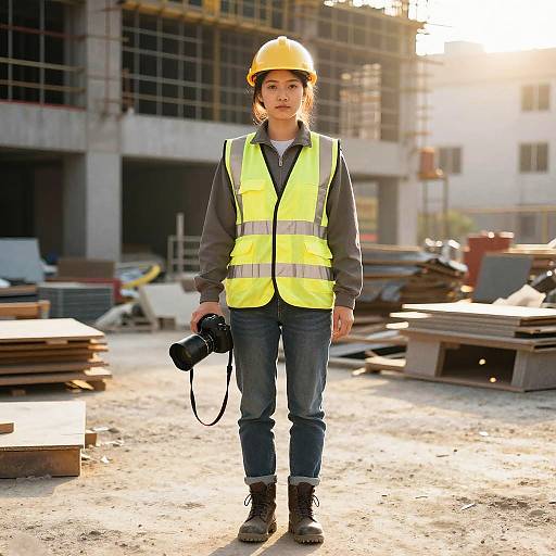 Cinematic Portrait of a Construction Worker