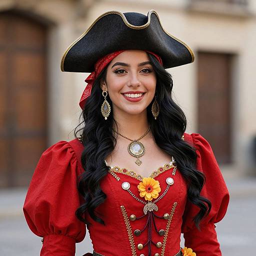 Spanish Conquistador Pirate Girl