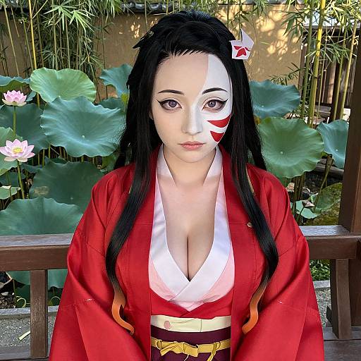 Realistic Kamado Nezuko Cosplay Portrait