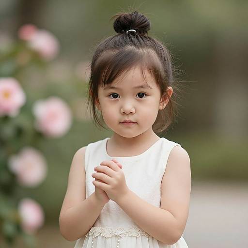 Realistic Infant Girl Special Occasion