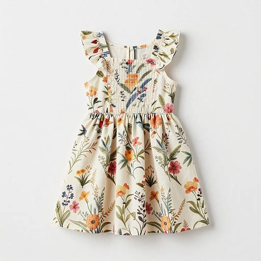 Jade Zara Dress with Wild Blossoms