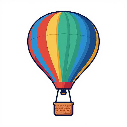 Fantasy Hot Air Balloon T-Shirt Design