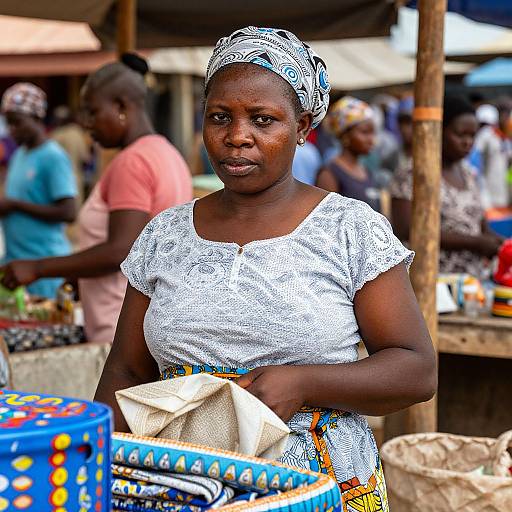 Banjul Market Woman Stall Holder