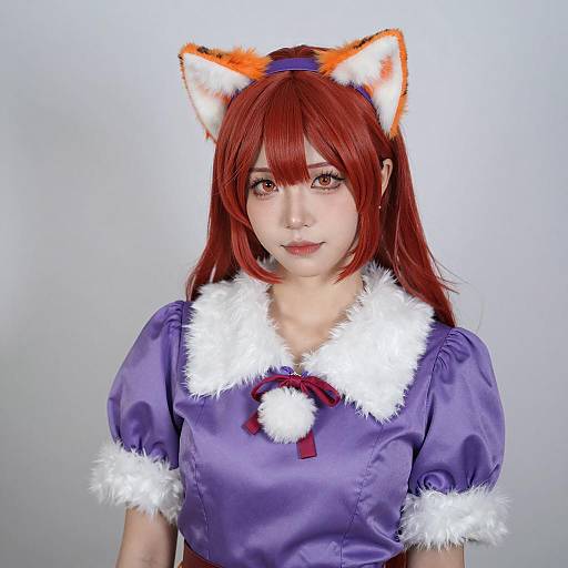 Vibrant Blaze the Cat Cosplay Portrait