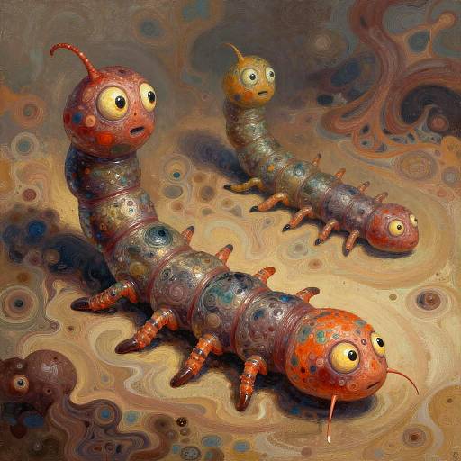 Surreal Gusanos Fantasy Creatures