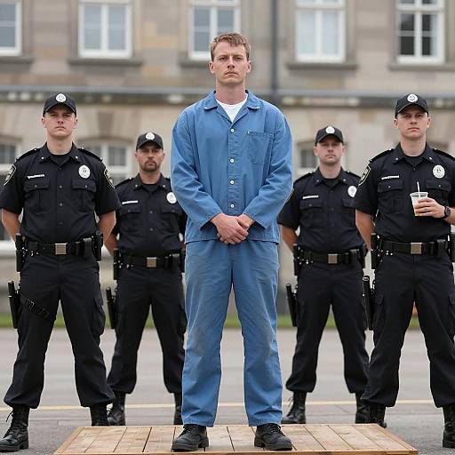 Prison Confrontation with Guards