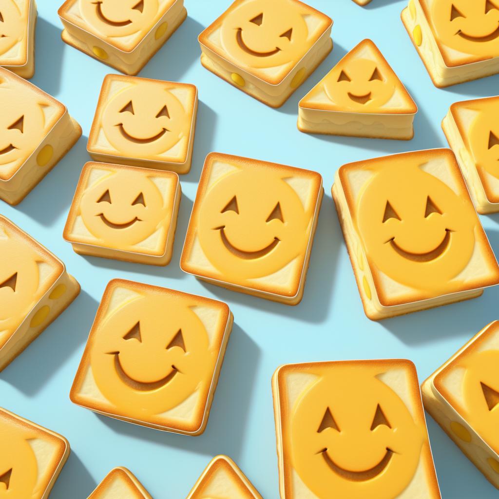 Smiley Face Cheese Toast Concept Art