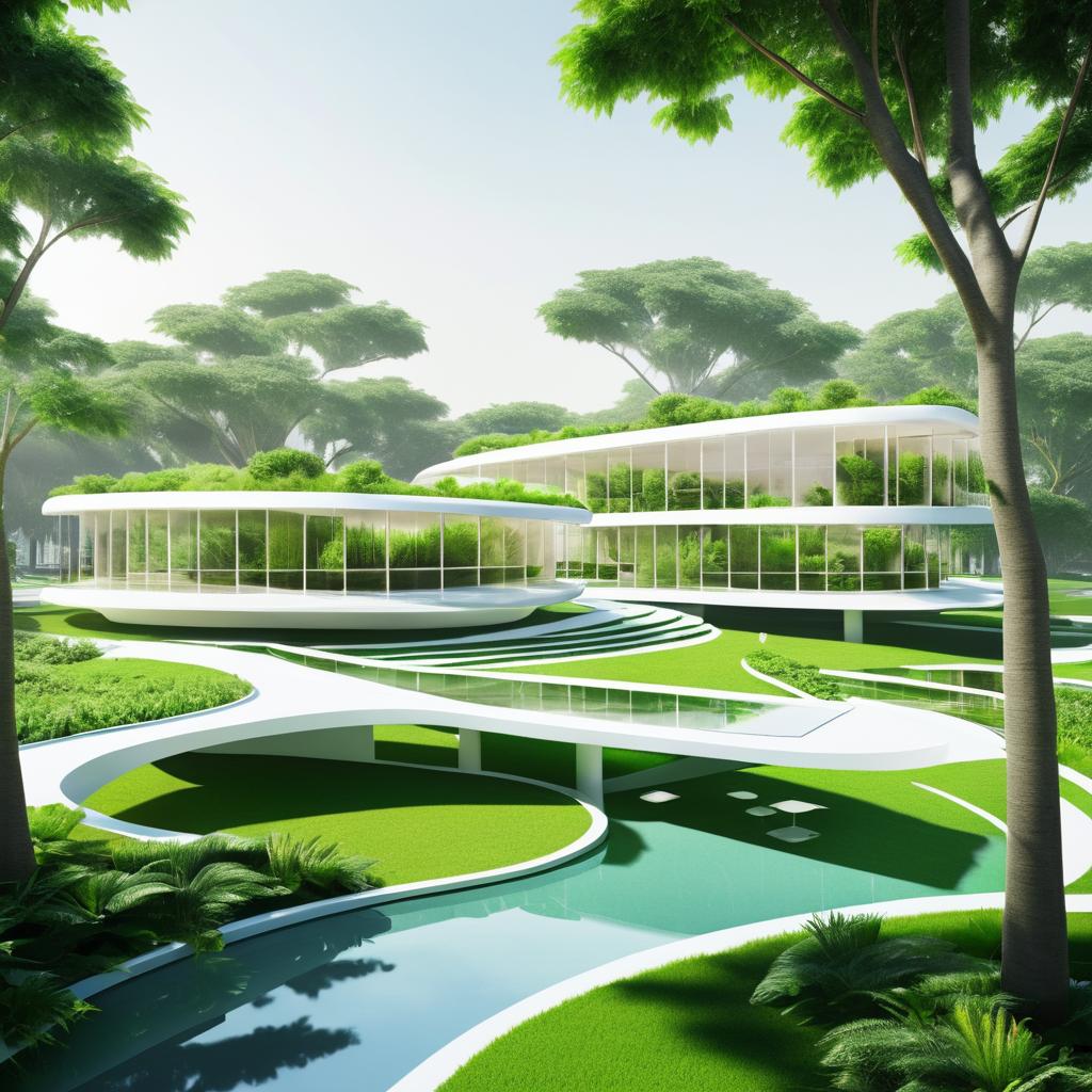 Futuristic Eco-Friendly Urban Zoo Pavilion Design