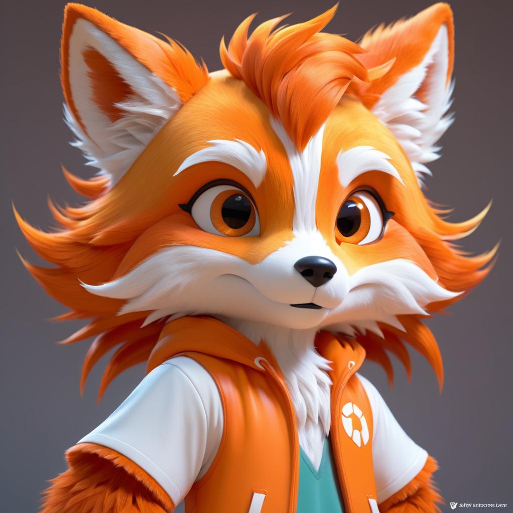 Vibrant Fox Character Concept Design