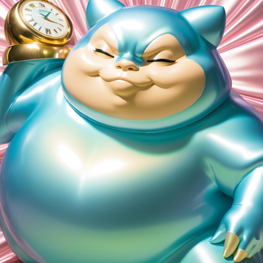 Ultra-Detailed Humanized Snorlax Artwork