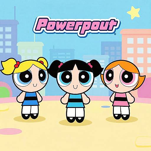Powerpuff Girls Character Creator Scene