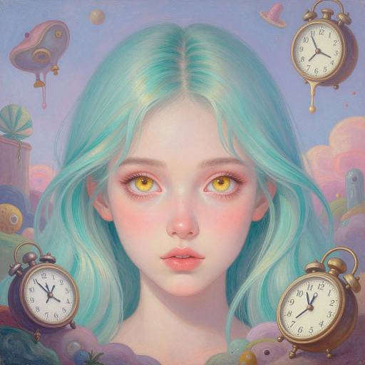 Surrealist Portrait with Dreamscape Fantasy