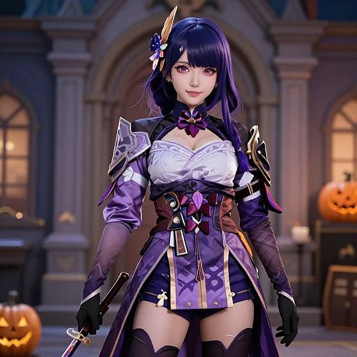 Raiden in Halloween Armor