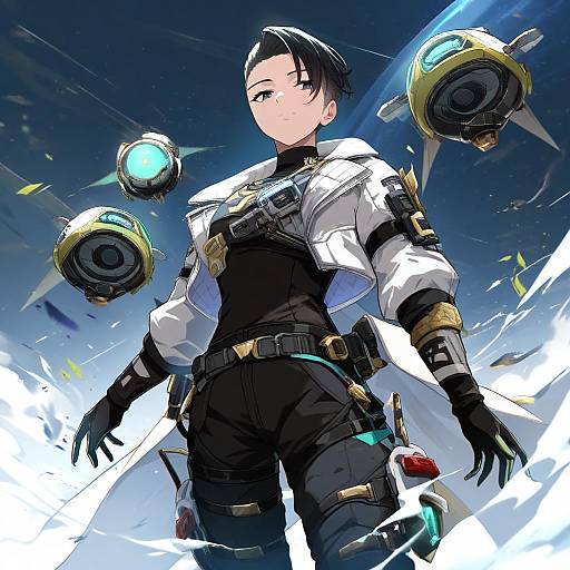 Illustration of Hack (apex legends), apex legends in the style of Kyou (fr39)