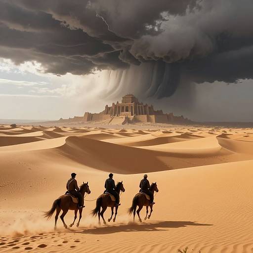 Riders Guided by Sentient Storm