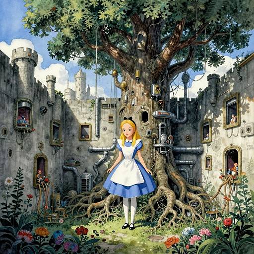Fantasy Sci-Fi Alice in Wonderland