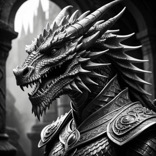 Merging Shadows: Dark Fantasy Portrait