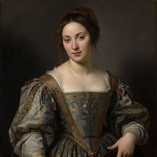 Renaissance Portrait in Gentileschi Style