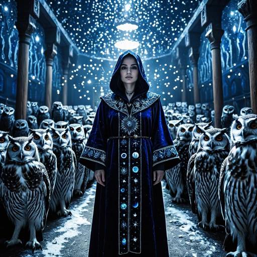 Gothic Seer in Celestial Owl Room