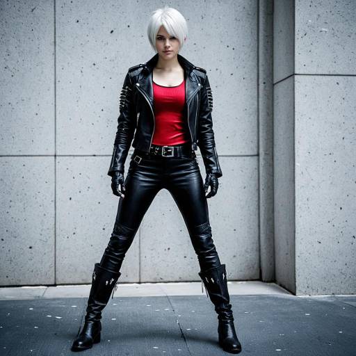 Stylish Nero Devil May Cry Cosplay Outfit