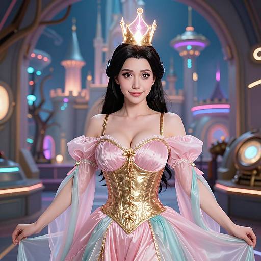 Princess Rosalina in Neon Castle