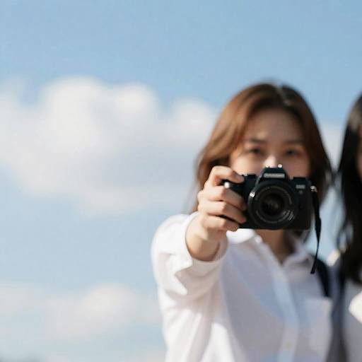 Portrait of a Woman with Camera