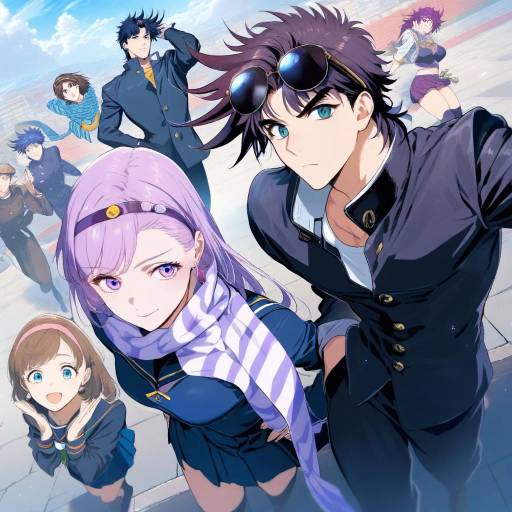 Joseph Joestar and Friends in Style