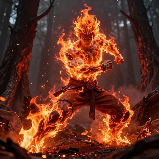 Blazeiken in Fiery Battle Stance