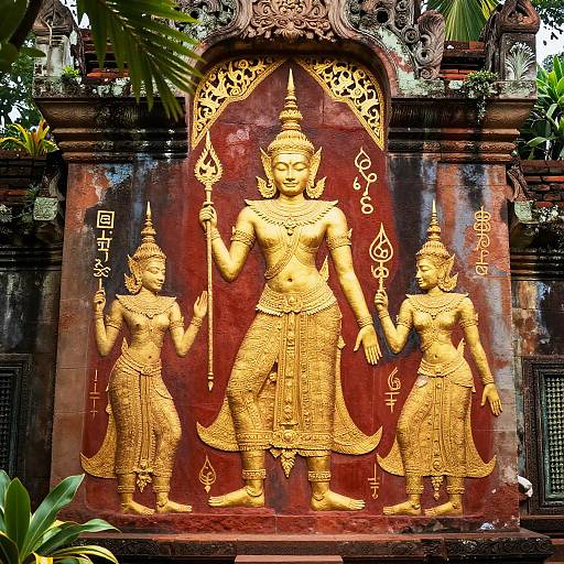 Vivid Ancient Rebirth Symbols