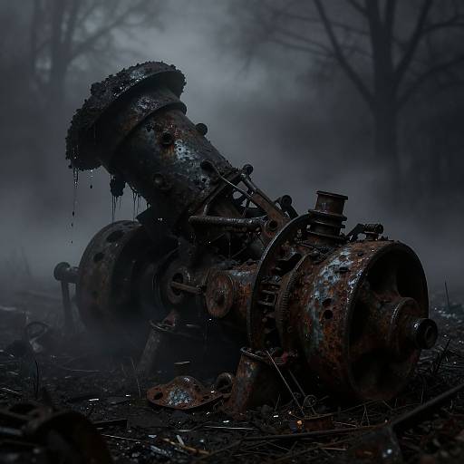 Silent Hill 2 Eerie Rusted Landscape