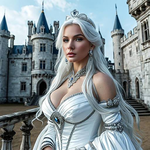 Regal Princess with White Tiger