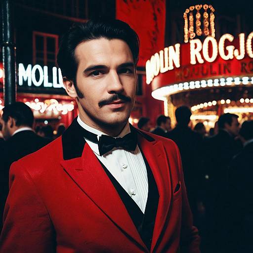 Stylish Man in Red Jacket