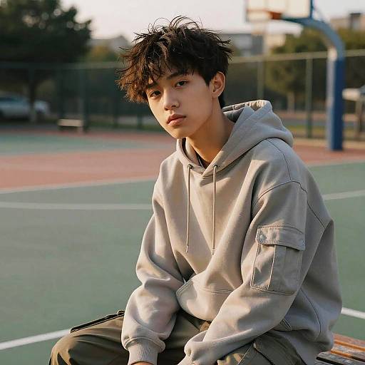 Messy Fringe Teen Fashion Editorial