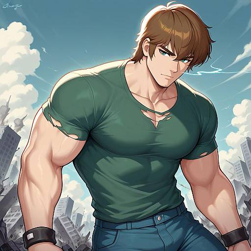 Ripped Shaggy with White-Eye Trail