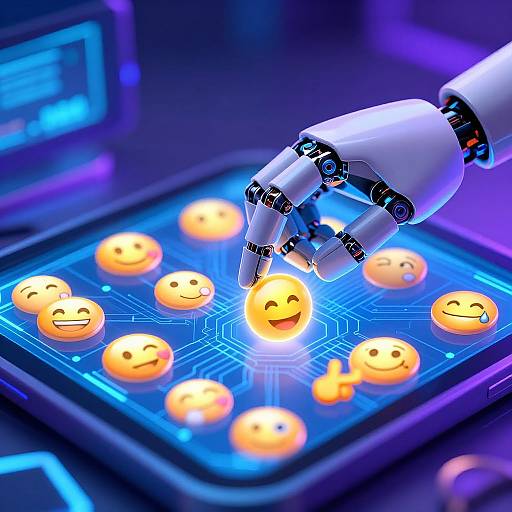 Cyberpunk Robot Crafting Emojis