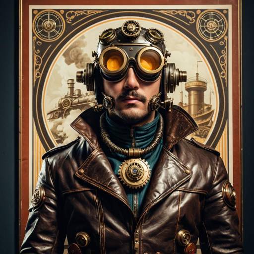 Majestic Steam-Powered Automaton Artwork