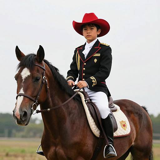 Boy Matador on Horseback