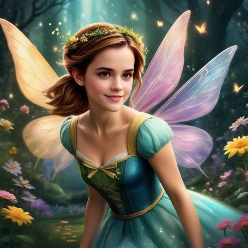 Enchanting Fairy: Emma Watson in Digital Art
